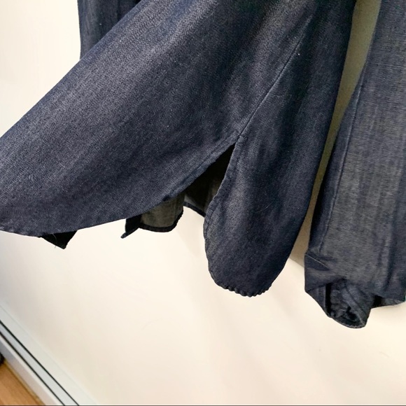 ADRIANO GOLDSCHMIED Cold Shoulder Denim Shirt - Picture 5 of 9